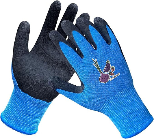 Evridwear Kids Gardening Gloves for Boys Girls Outdoor Yard Work,Planting (3-12 years)