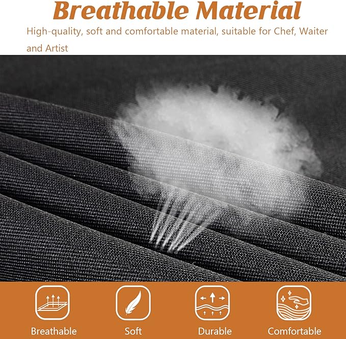 4 Pack Adjustable Apron, Black Apron with 2 Pockets, Machine Washable Apron Perfact for Cooking, Grilling, Dishwashing, Restaurant Work, Best Assistant for Chef Waiter Artist