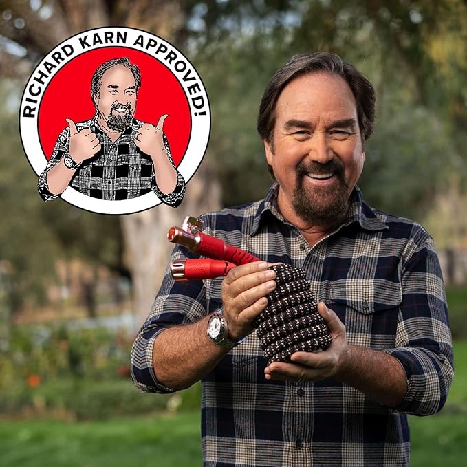 Pocket Hose Copper Head UV w/Pocket Pivot, Expandable Garden Hose 50 FT w/10 Pattern Thumb Sprayer AS-SEEN-ON-TV 650psi 3/4in Ultra-Light Solid Copper Anodized Aluminum Fittings No-Kink No-Lead