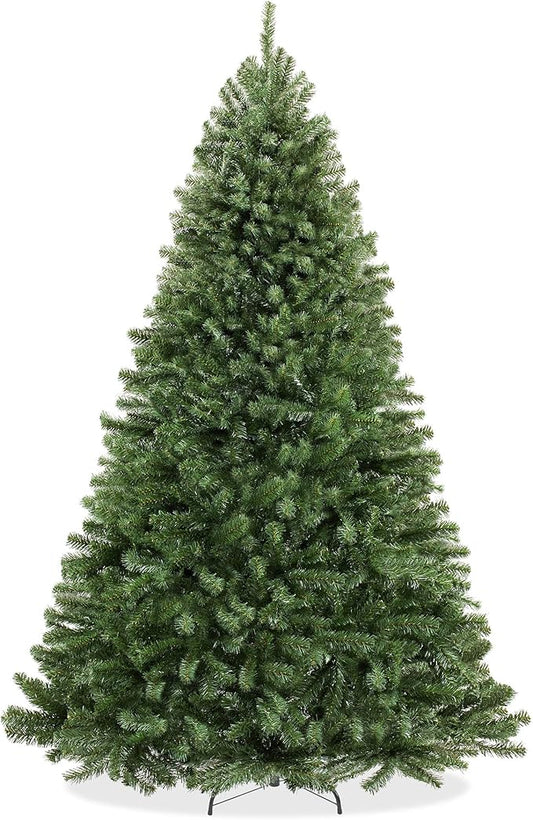 Casafield 7.5FT Realistic Green Spruce Artificial Holiday Christmas Tree with Sturdy Metal Stand