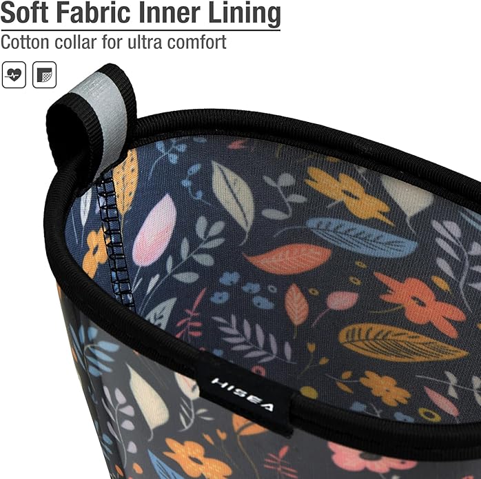 HISEA Women's Rain Boots Waterproof Mid Calf Garden Boots for Women