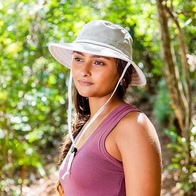 Wallaroo Hat Company – Women’s Ladies Explorer Sun Hat – UPF 50+, Packable, Chin Strap, Adjustable Size for Medium Crowns