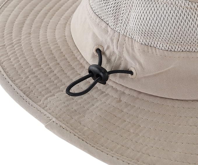 Connectyle Kids Wide Brim Sun Hat for Toddler Boys Girls Breathable Bucket Hat for Fishing Hiking UPF 50+ Protection Sun Hat