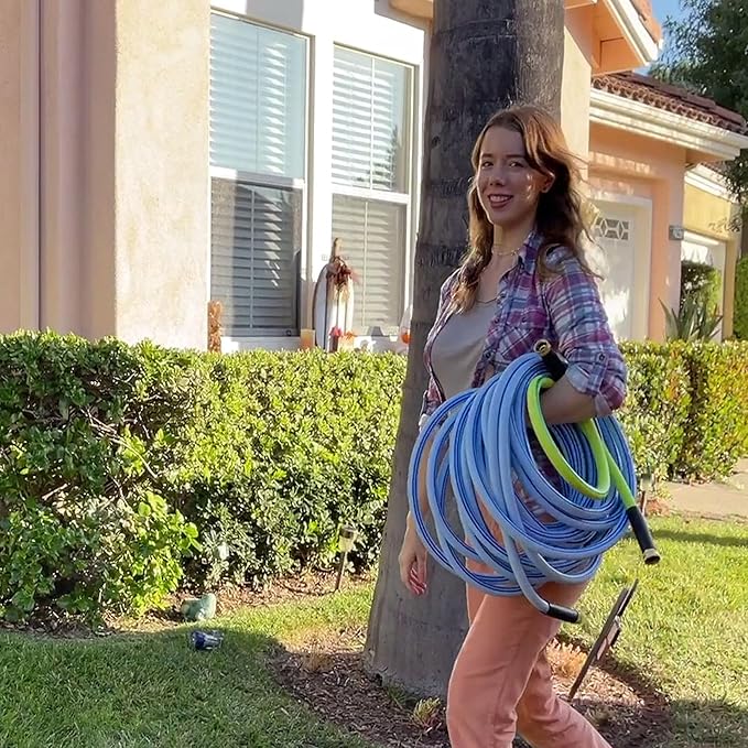 Atlantic Female to Female Heavy Duty Garden hose 6 ft x 5/8 Inch Green Color Short Leader Water Hose.