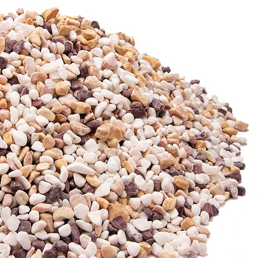 18.3 Pounds Natural Pea Gravel Pebbles,Small Rocks,Decorative Rocks for Succulents,Aquarium Gravel,Vase Filler,Plants,Landscaping
