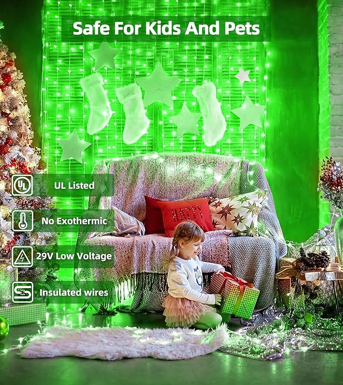 750 LED 246FT Christmas Lights Outdoor, Super Long Waterproof Christmas String Lights with 8 Modes, Christmastree Lights with Timer Memory for Fence Garden Xmas Wedding Party DecorGreen