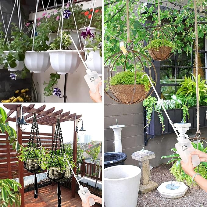 Hanging Plant Plant Watering Bottle Update Multifunction Watering can with Long Spout Can Anti-backflow Watering System | Indoor or Outdoor | U.S.A Patent Design