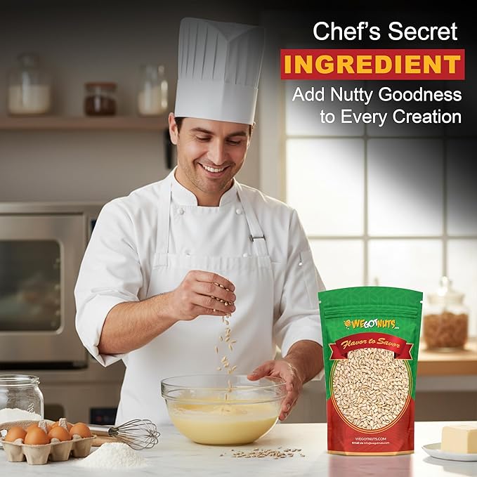 Raw Sunflower Seed Kernels by We Got Nuts - Premium Quality Kosher Shelled Sunflower Seeds - Natural & Healthy Fitness & Diet-Friendly Snack- Raw, Shelled & Unsalted- Air-Tight Resalable Bag- 5 lbs