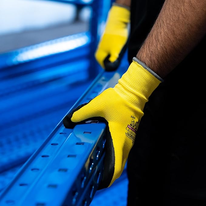 linconson 12 Pack Safety Performance Series Construction Mechanics Work Gloves