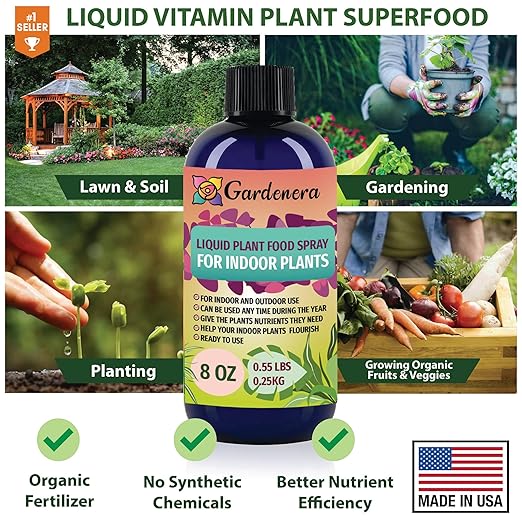 Professional Tomato Organic Superfood Spray Mist for Home Gardening | Micro-Fungi Enriched Fertilizer Mist for Healthy Leaves & Growth | 18 Key Vitamins & Minerals for Tomatoes - 8oz