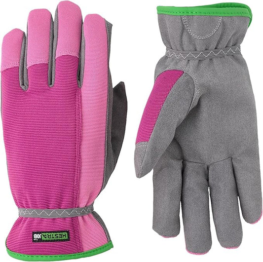 Hestra Job Garden Robin Durable Adult Work and Gardening Gloves, Washable Gloves for Everyday Gardening, Yard Work & Tool Use