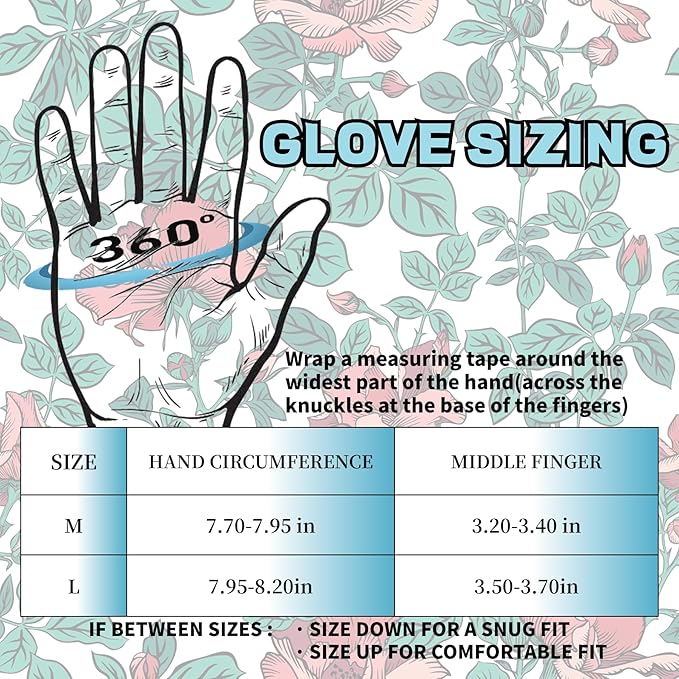 Thorn Proof&Puncture Resistant Gardening Gloves with Grip,Garden Glove for Women, Leather Yard Work Gifts