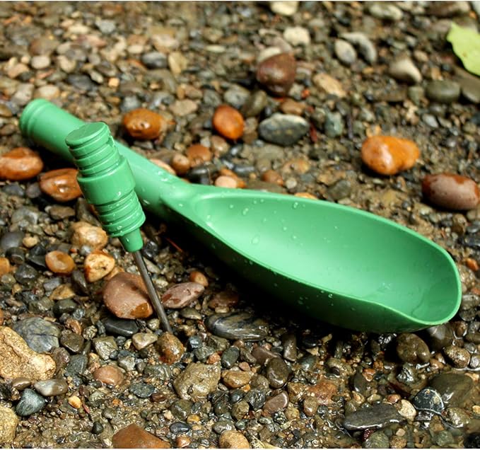 ASR Outdoor Metal Detector Plastic Sand Scoop with Steel Probe for Metal Detecting