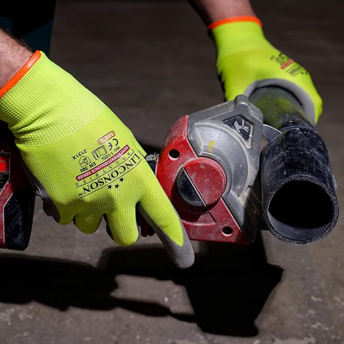 linconson 12 Pack Safety Performance Series Construction Mechanics Work Gloves