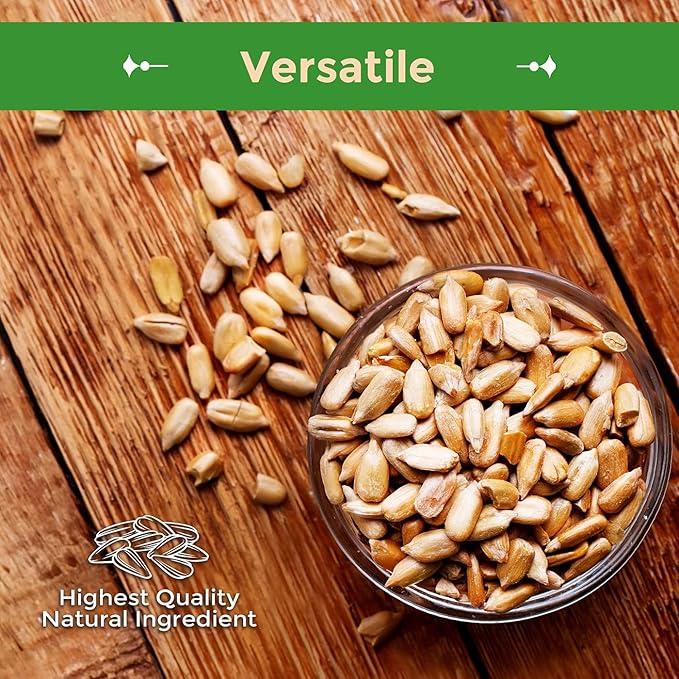 Sincerely Nuts Sunflower Seeds Unsalted (No Shell) (No Shell) (3 LB)- Nutritious and Satisfying Snack-Crunchy and Delicious-Perfect Addition to Any Meal - Gluten-Free Food, Vegan, and Kosher Certified