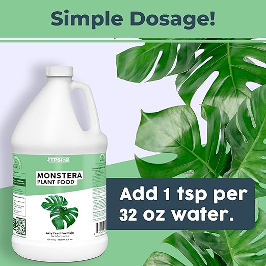Plant Food for Monsteras and Philodendrons, Tropical Houseplant Liquid Fertilizer, 1 Gallon (128 oz)