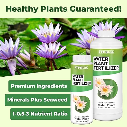 Water Plant Fertilizer, Complete Liquid Water Plant Food, 8 oz (250mL)