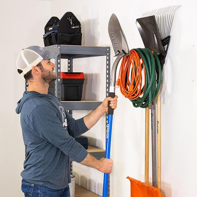 StoreYourBoard Tool Max Single Storage Rack, Wall Mount Home and Garage Hook, Steel Gear Organizer and Hanger