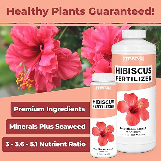TPS NUTRIENTS Hibiscus Fertilizer for Tropical and Flowering Plants, Liquid Plant Food, 32 oz (1 Quart)