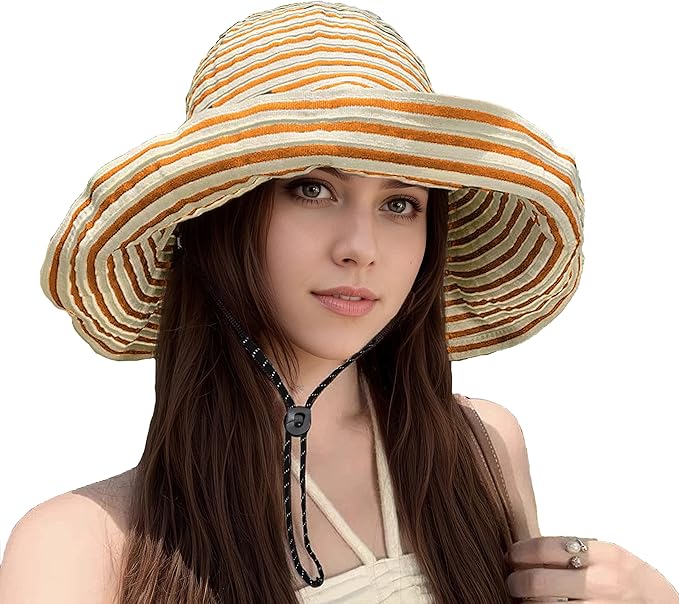 Sun Hat for Men Women UPF 50+ Fishing Hats Waterproof Wide Brim Boonie Bucket Hat for Safari Beach Hiking Garden
