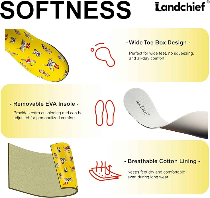 landchief Rain Boots for Women, Waterproof Ladies Tall Knee High Rubber boots,Comfort Garden Boots Anti-Slip Mid Heel Women Rain Shoes Outdoor