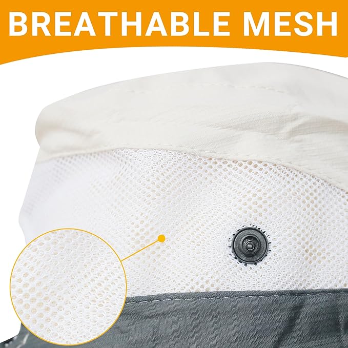 PFFY Sun Bucket Hats for Women Men UV Protection Wide Brim Fishing Hat Beach Outdoor Essentials