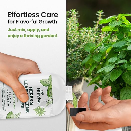 16oz Liquid Fertilizer for Vegetable Garden – Makes 24 Gallons of Garden Fertilizer for Outdoor Vegetables - Herbs & Leafy Greens Live Plants Indoor Plant Food, Liquid Plant Food for Growth & Flavor