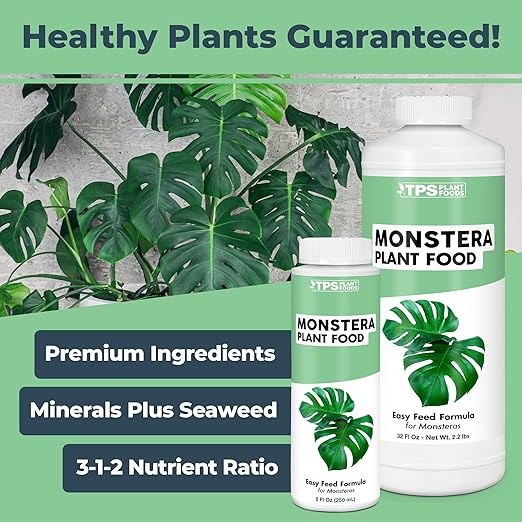 Plant Food for Monsteras and Philodendrons, Tropical Houseplant Liquid Fertilizer, 1 Gallon (128 oz)
