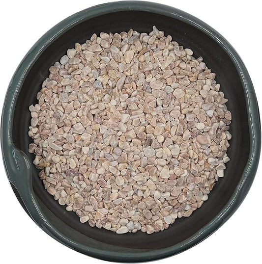 2 LBS Yellow Pea Gravel, Natural Succulent and Cactus Gravel Pebbles, Pebbles for Indoor Plants, Natural Gardens Mulching, for Houseplants, for Aquarium Gravel, to Maintain Soil Aeration(4-6mm)