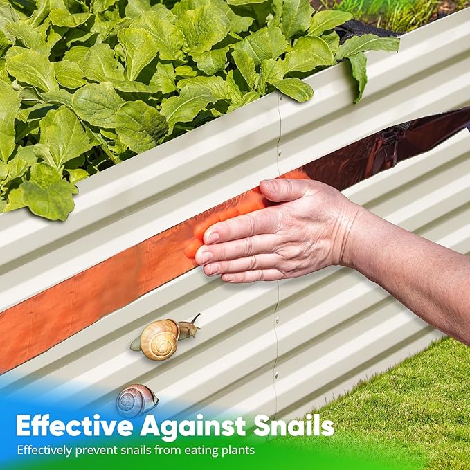 Quictent Galvanized Raised Garden Bed 8x4x2 Ft Tall Metal Planter Box for Vegetables Bottomless for Backyard, 2 Tomato Cages Included, 22.04" Deep, Beige