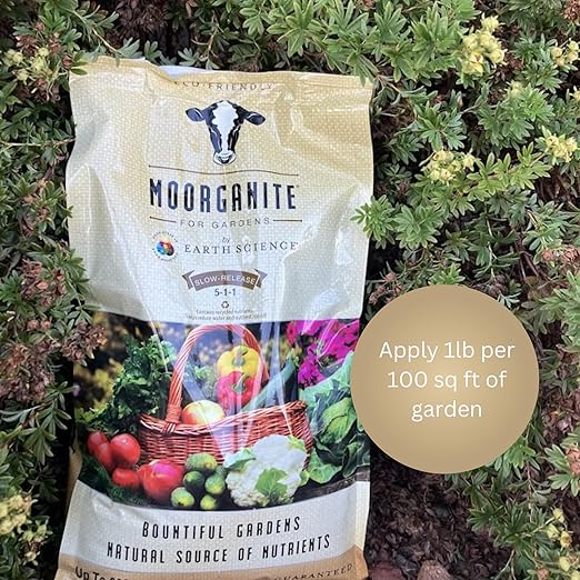 Earth Science Moorganite— 5 lb—All Purpose Lawn and Garden Care – Multi-Purpose, Slow Release Lawn Care– Amazon Exclusive Size