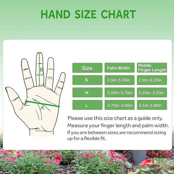 Gardening Gloves for Women, 1 Pair of OIZEN Long Sleeve Thorn Proof Garden Gloves for yard, Gardening Gifts for Women (Large)