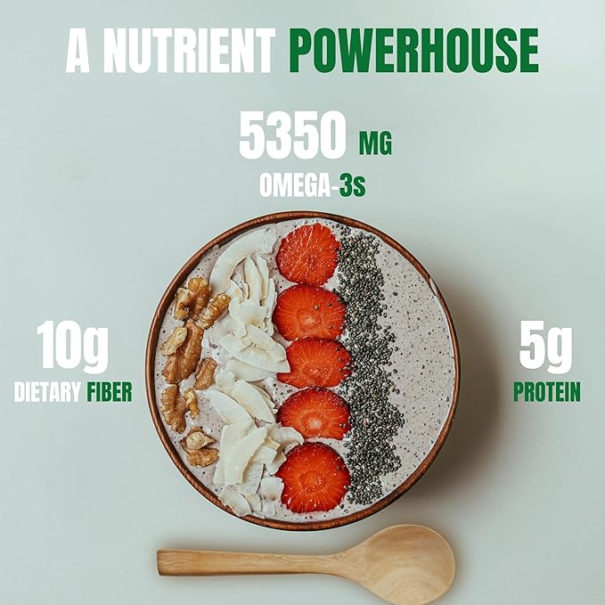 Greenfit Premium Bulk Chia Seeds (10Lbs Bag) | A+ Grade Chia | Nutrient-Packed Superfood | Non-GMO | Gluten-Free Chia Seeds Bulk | Vegan