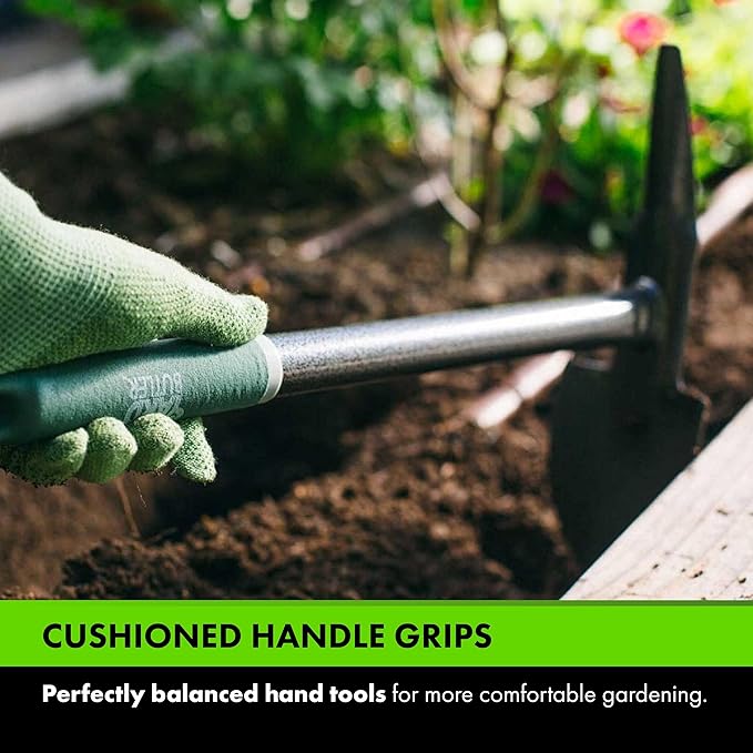 Yard Butler Terra Garden Hand Tools - Weeding Hand Tiller Tool for Efficient Gardening - Weed Remover Tool for Lawn & Garden Care - Durable Gardening Accessory, Variety Bundle