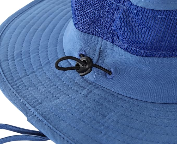 Connectyle Kids Wide Brim Sun Hat for Toddler Boys Girls Breathable Bucket Hat for Fishing Hiking UPF 50+ Protection Sun Hat