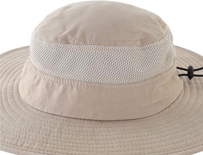 Connectyle Kids Wide Brim Sun Hat for Toddler Boys Girls Breathable Bucket Hat for Fishing Hiking UPF 50+ Protection Sun Hat