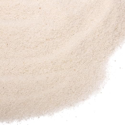 18 Pounds Aquarium White Sand Natural Decorative Sand,Coarse Sand Stone,Coarse Silica Sand,use in Aquariums,Crafts,Decor,Vase Filler,Succulent Rocks