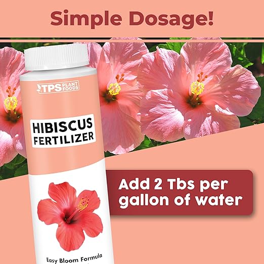 TPS NUTRIENTS Hibiscus Fertilizer for Tropical and Flowering Plants, Liquid Plant Food 8 oz (250mL)
