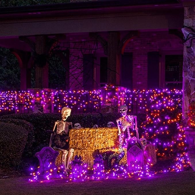 TW SHINE Color Changing Christmas Lights, 66 FT 200 LED RGB Halloween Lights Outdoor with Remote Waterproof for Indoor Xmas Tree Party Wedding Decorations