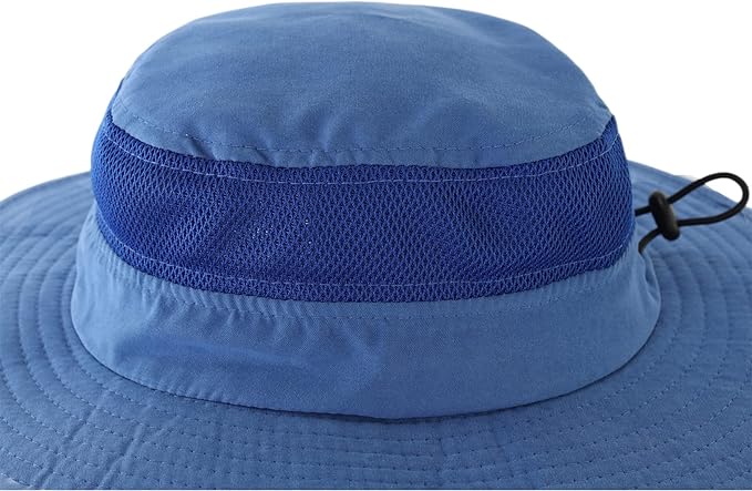 Connectyle Kids Wide Brim Sun Hat for Toddler Boys Girls Breathable Bucket Hat for Fishing Hiking UPF 50+ Protection Sun Hat