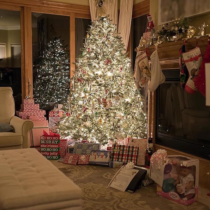 66FT 200 LED Christmas Lights with Timer, Twinkle Fairy Lights String with 8 Flashing Modes String Lights for Indoor Bedroom Outdoor Christmas Trees Garland Wreath Holiday Decorations, Cool White