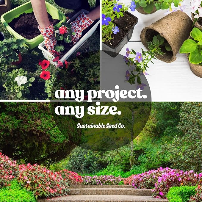 Pollinator Wildflower Seeds Bulk - 25 Lb ~16,000,000 Bulk Wildflower Seeds - Hummingbird & Butterfly Flower Seeds - 23 Varieties of Pure Non-GMO Bulk Flower Seeds for Planting - Perennial & Annual