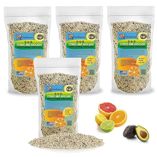 𝐁𝐄𝐒𝐓𝐒𝐄𝐋𝐋𝐄𝐑 6-4-6 Avocado Citrus Tree Plant Food for Outdoor/Indoor Gardening | Quick-Release Nitrogen Fertilizer | Orange, Lime, Avocado and Lemon Tree Fertilizer (20 Quarts)