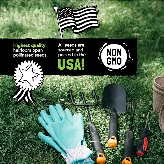 Edible Flower Seeds for Planting: 7 Variety Packets: Viola, Calendula, Chamomile, Chives, Bachelor Button, Borage & Nasturtium, Annual & Perennial Edible Flower Seeds Garden Kit by Sustainable Sprout