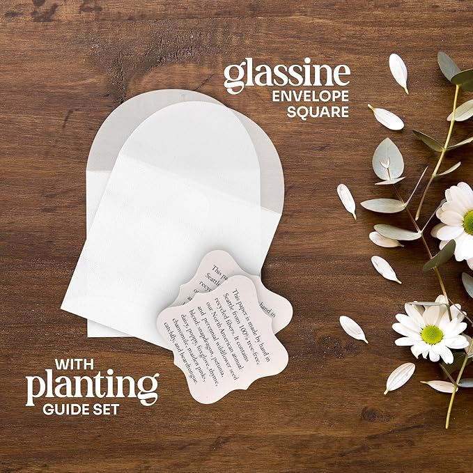 Wildflower Seed Paper - Set of 24 Pink Hummingbird-Shaped with Envelope and Planting Instruction, Writable & Plantable Gift for Plant Lover, Use for Funeral, Memorial, & Celebration of Life