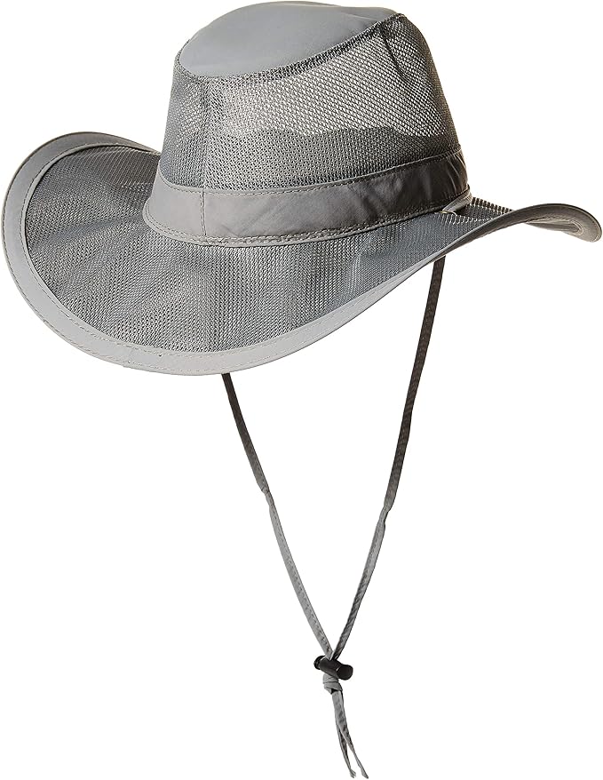 Mesh Crown Safari Men's Sun Hat, 3" Brim, Adjustable Chin Cord, UPF (SPF) 50+ Sunhat Protection