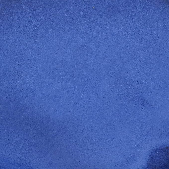 Sunnydaze 7-Inch Ceramic Plant Saucers - Plant Drip Trays for Outdoor Planter Flower Pot Drainage - Set of 2 - Imperial Blue