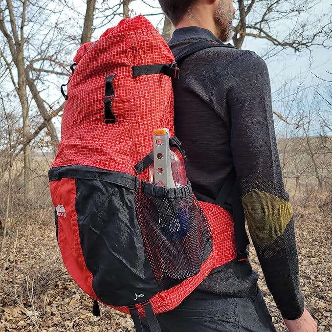 Ultralight Backpacking Trowel, 0.48 oz (13.5g) Orange