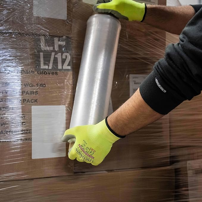 linconson 12 Pack Safety Performance Series Construction Mechanics Work Gloves