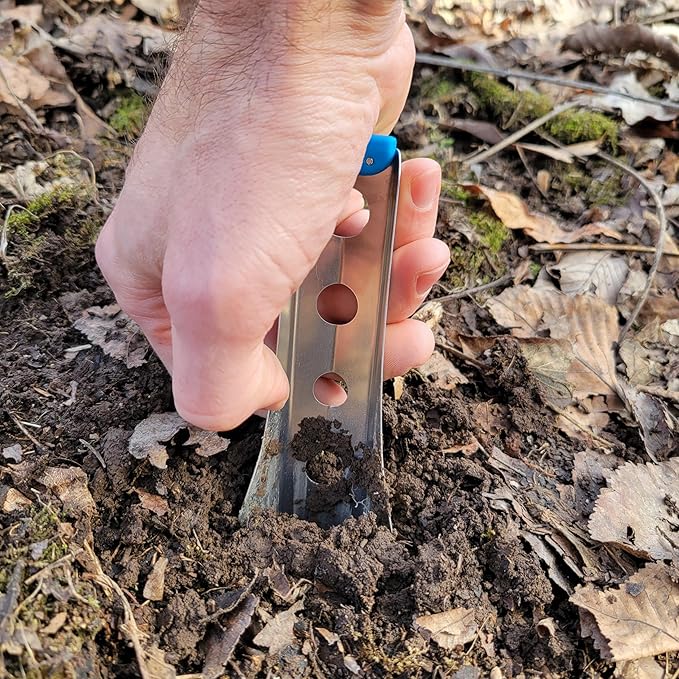 Ultralight Backpacking Trowel, 0.48 oz (13.5g) Blue